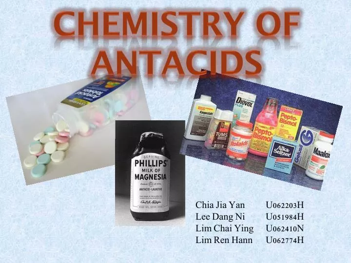 chemistry of antacids