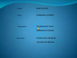 What is Fitness &amp; Technology?