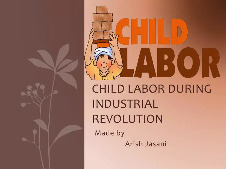child labor during industrial revolution