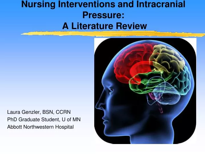 nursing interventions and intracranial pressure a literature review