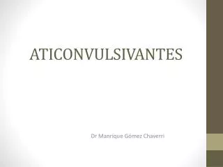 aticonvulsivantes