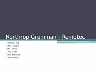 Northrop Grumman - Remotec