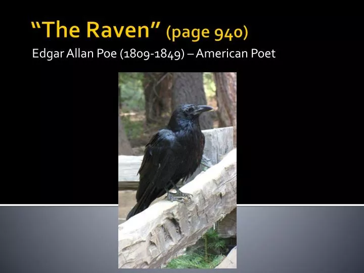 edgar allan poe 1809 1849 american poet