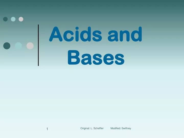 acids and bases