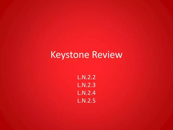 keystone review