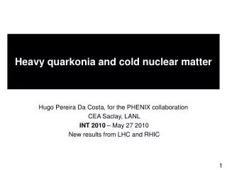 Heavy quarkonia and cold nuclear matter
