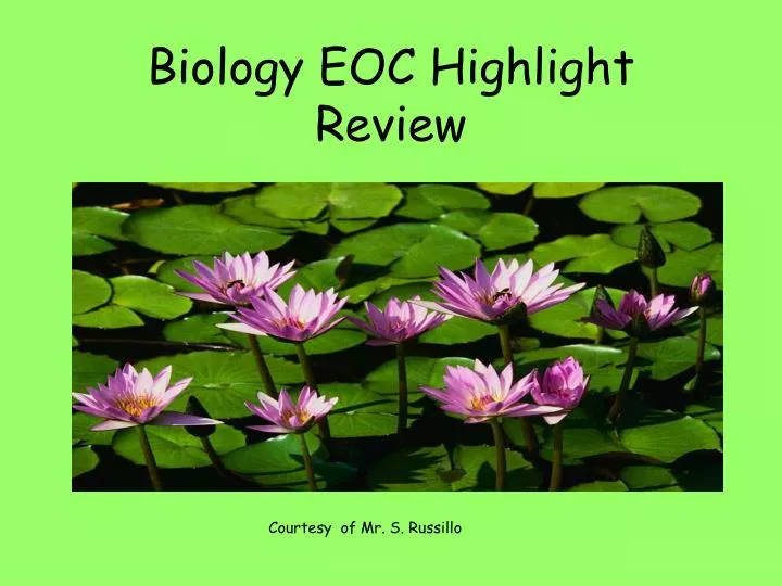 biology eoc highlight review