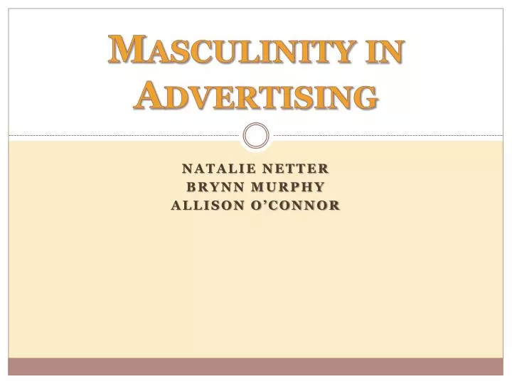 masculinity in advertising