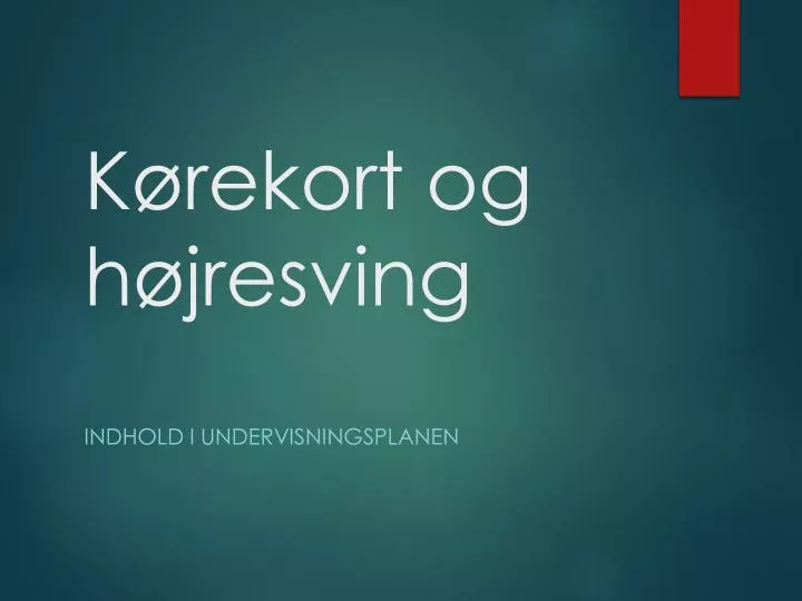 k rekort og h jresving