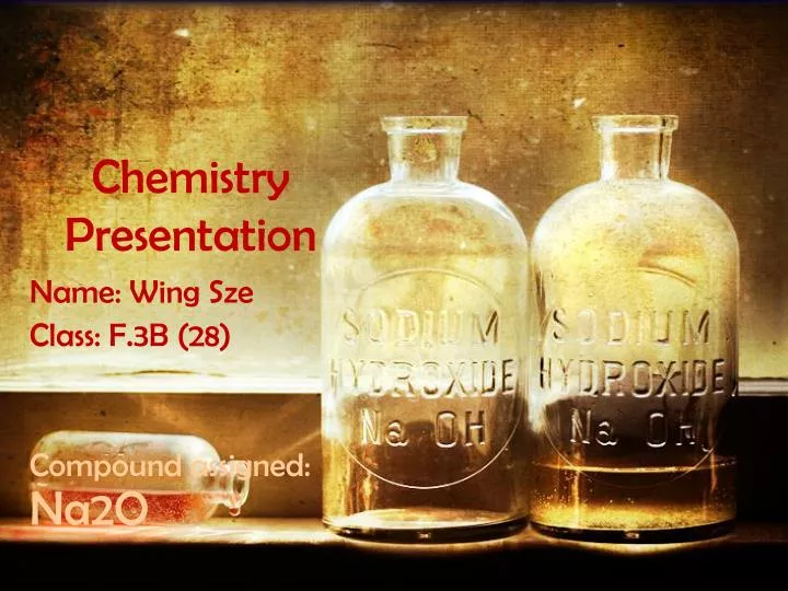 chemistry presentation