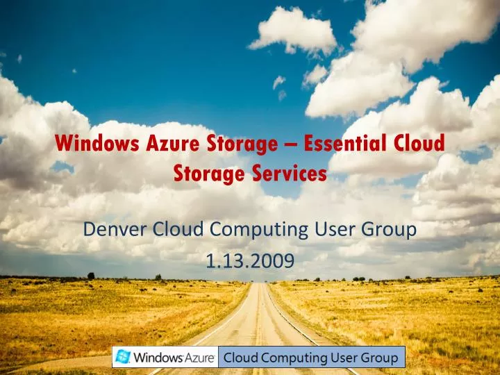 windows azure storage essential cloud storage services