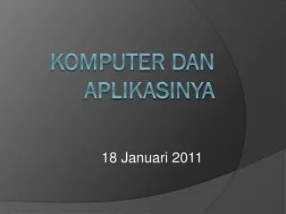 1 8 januari 201 1