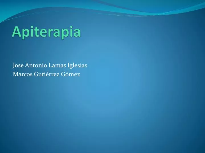 apiterapia