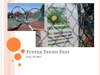 Tupper Tennis Fest