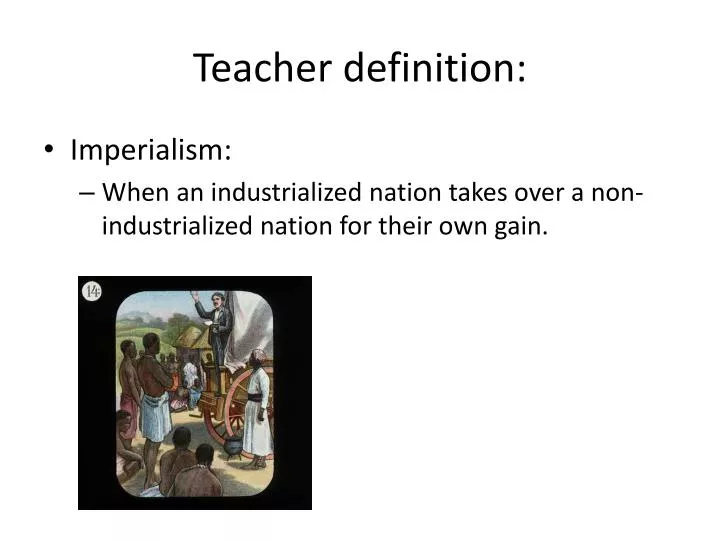 teacher definition
