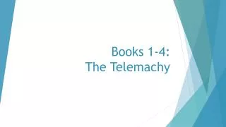 Books 1-4: The Telemachy