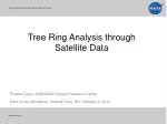 Tree Ring Analysis through Satellite Data - slide 1