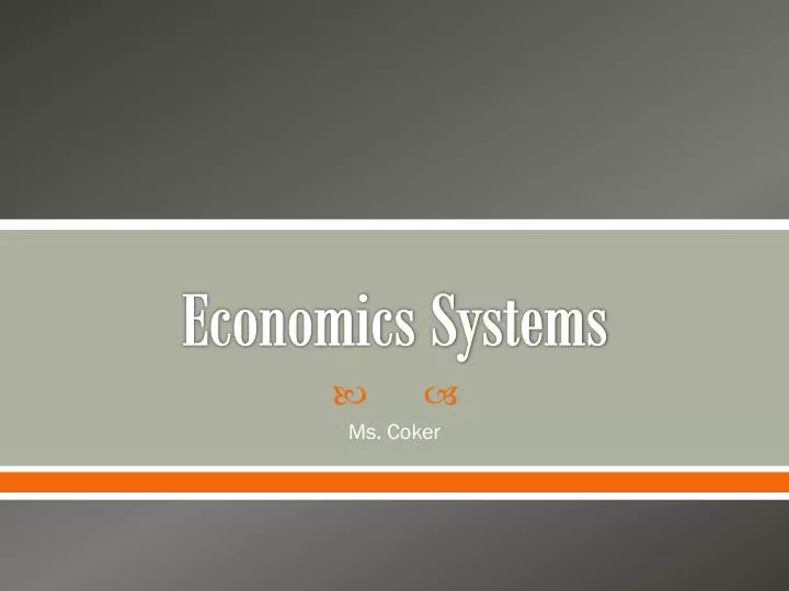 economics systems
