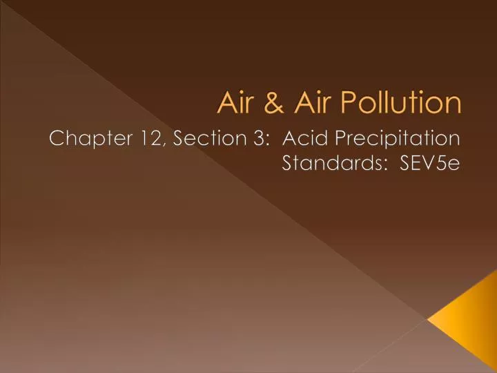 air air pollution