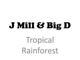 J Mill &amp; Big D