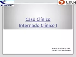 caso cl nico internado cl nico i