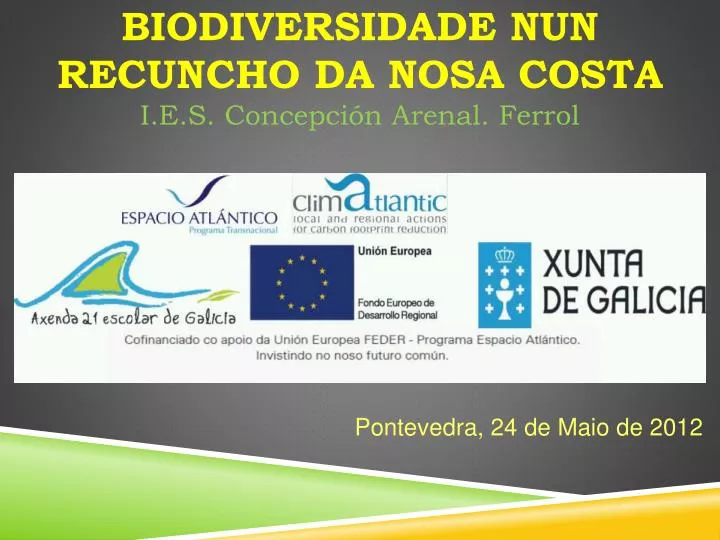 biodiversidade nun recuncho da nosa costa i e s c oncepci n arenal ferrol