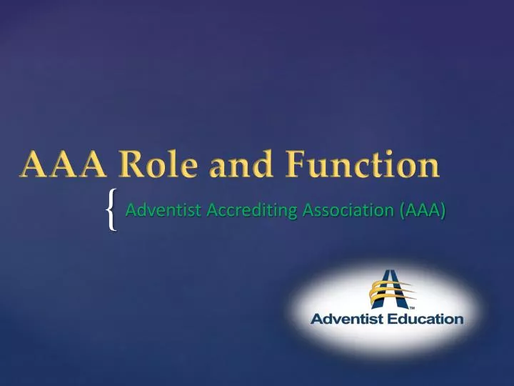 aaa role and function