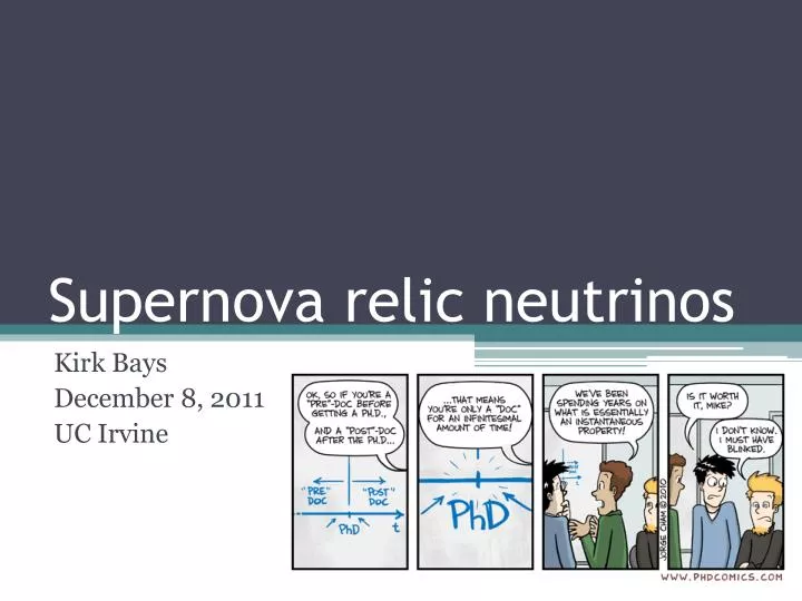 supernova relic neutrinos