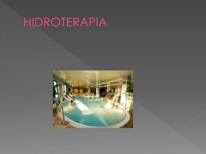 hidroterapia