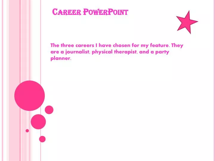 career powerpoint