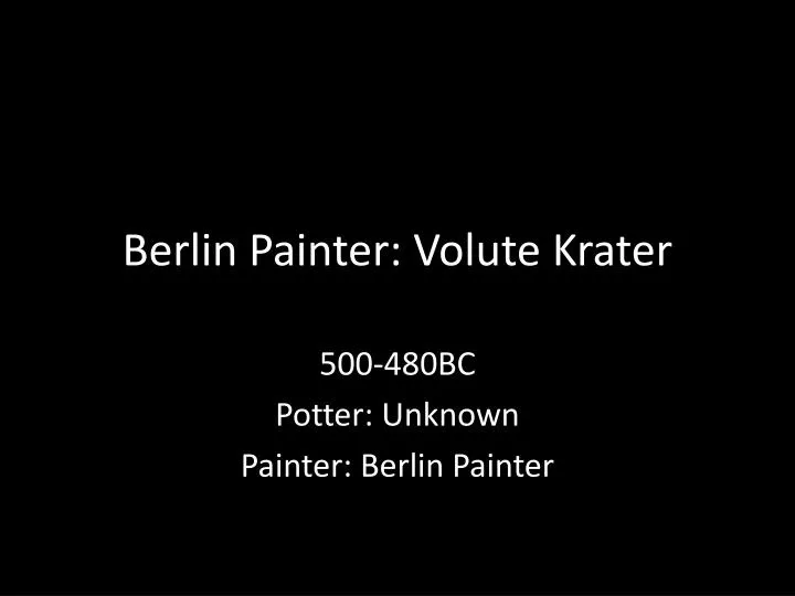 berlin painter volute krater