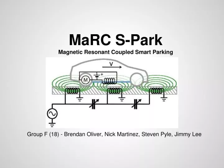 marc s park magnetic resonant coupled smart parking