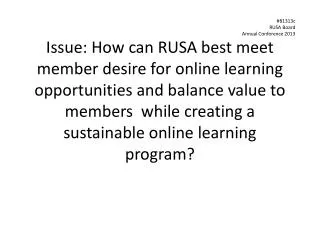 # B1313c RUSA Board Annual Conference 2013