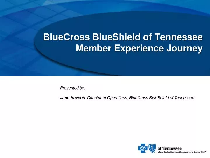 bluecross blueshield of tennessee member experience journey