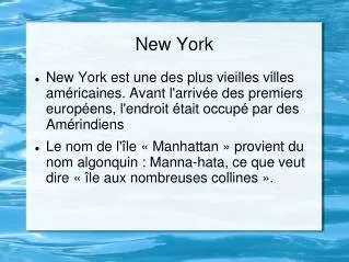 new york