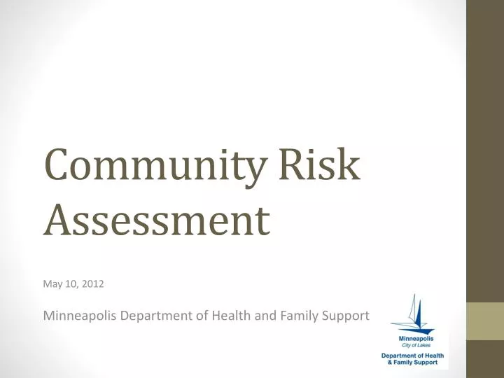 community risk assessment