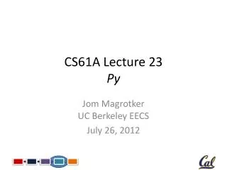 CS61A Lecture 23 Py