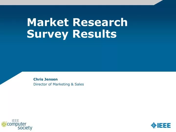 market research survey results