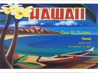 Our 50 States: Hawaii