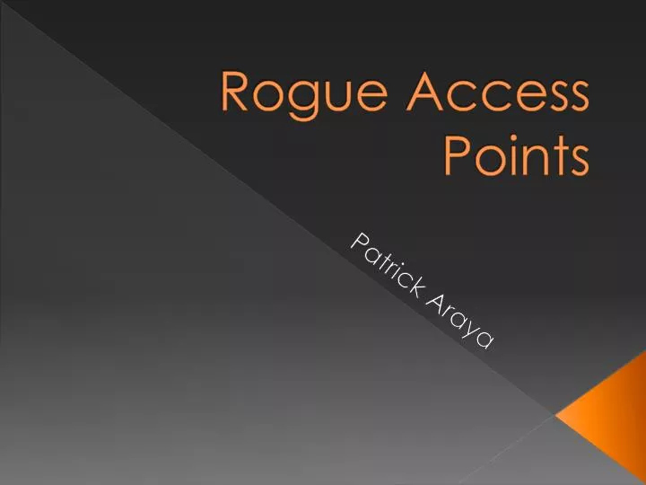 rogue access points