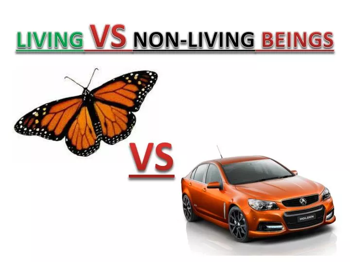 living vs non living beings