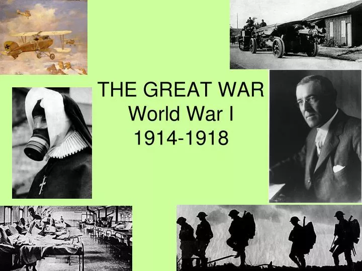 the great war world war i 1914 1918