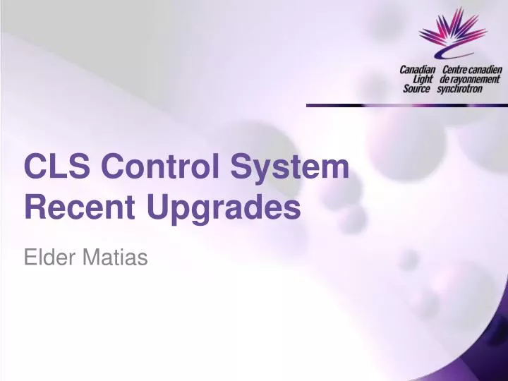 cls control system recent upgrades