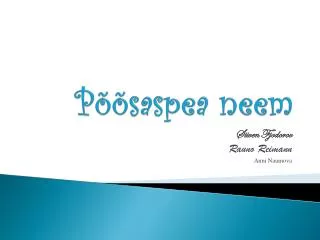 p saspea neem