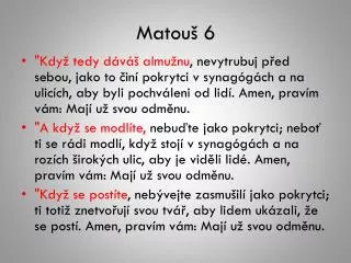 matou 6