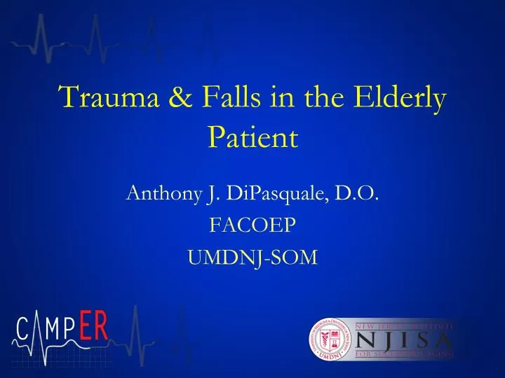 trauma falls in the elderly patient