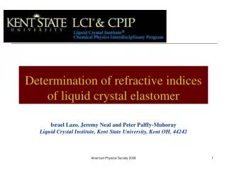 Liquid Crystal Institute