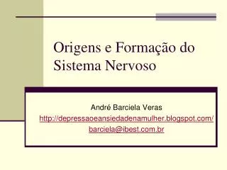 origens e forma o do sistema nervoso
