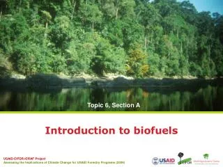 Introduction to biofuels