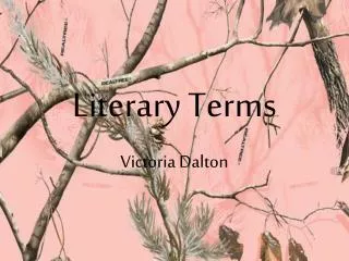 Literary Terms